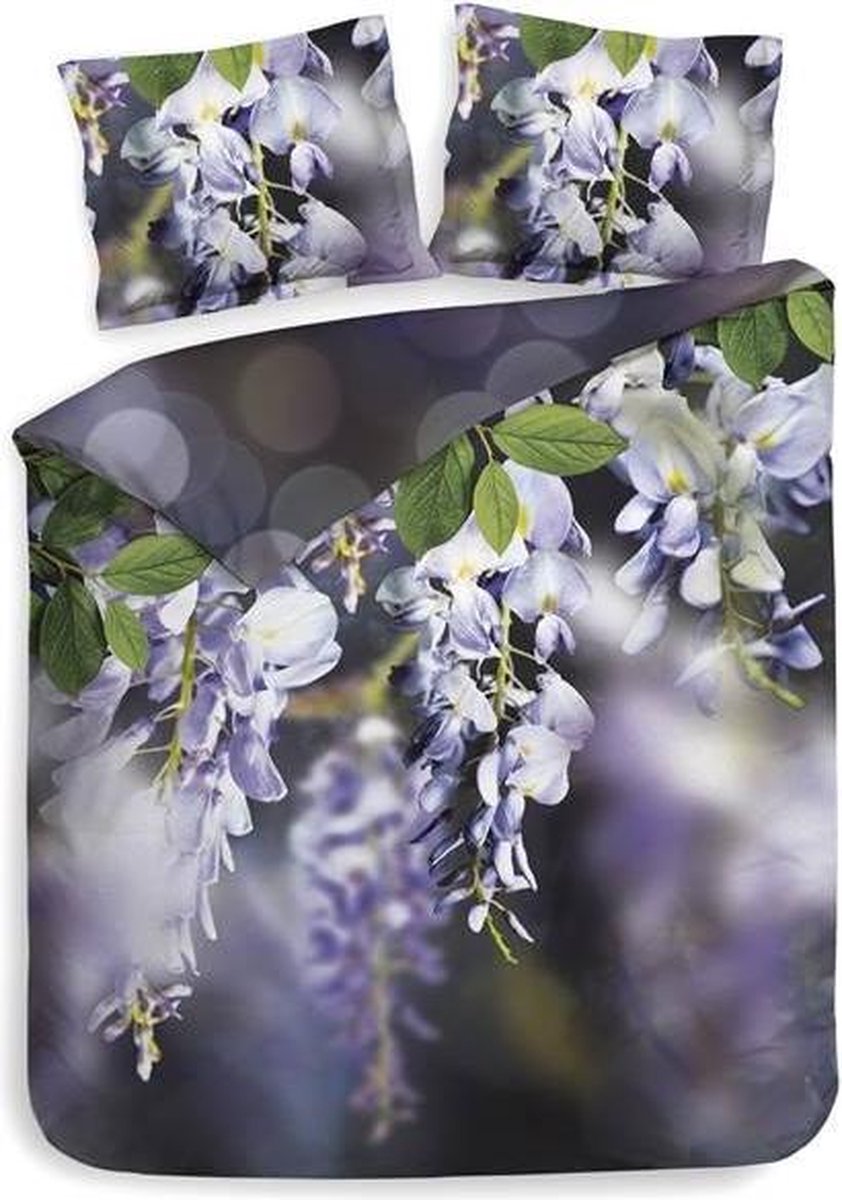 Heckett & Lane Yuna Dekbedovertrek - Eenpersoons - 140x200/220 cm - Shade Purple