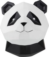 J-Line Panda Origami Hangend Polyresine Zwart/Wit