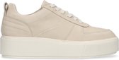 Sacha - Dames - Beige nubuck sneakers - Maat 39