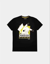 Pokémon - Embarrassed Pika Heren T-shirt - L - Zwart