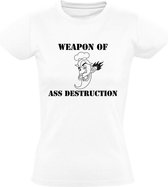 Weapon of ass destruction dames t-shirt | koken | kok | sambal | Wit