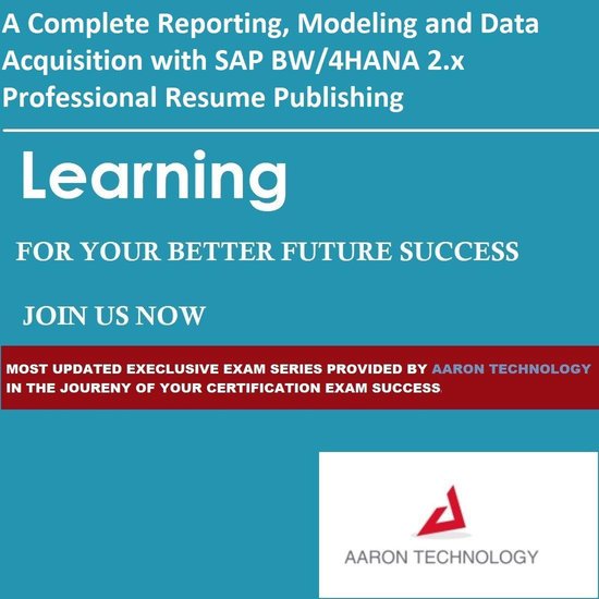 A Complete Reporting, Modeling and Data Acquisition with SAP BW_4HANA 2