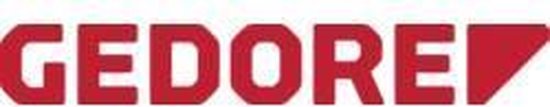 Gedore logo: rode tekst op witte achtergrond.