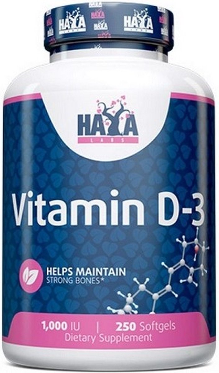 Goedkoopste Vitamin D-3 1000 IU 250softgels