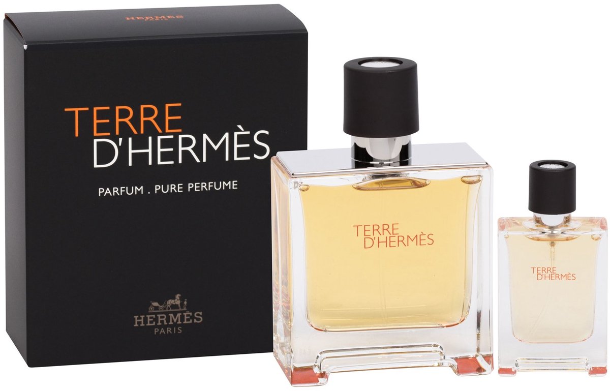 Hermès Terre d'Hermès Geschenkset - Eau de Parfum + Mini Eau de Parfum