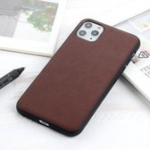 Beschermhoesje van lamsleer voor iPhone 12 Pro Max (bruin)