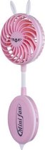 YLM-05 draagbare desktop USB handheld mini opvouwbare ventilator (roze)