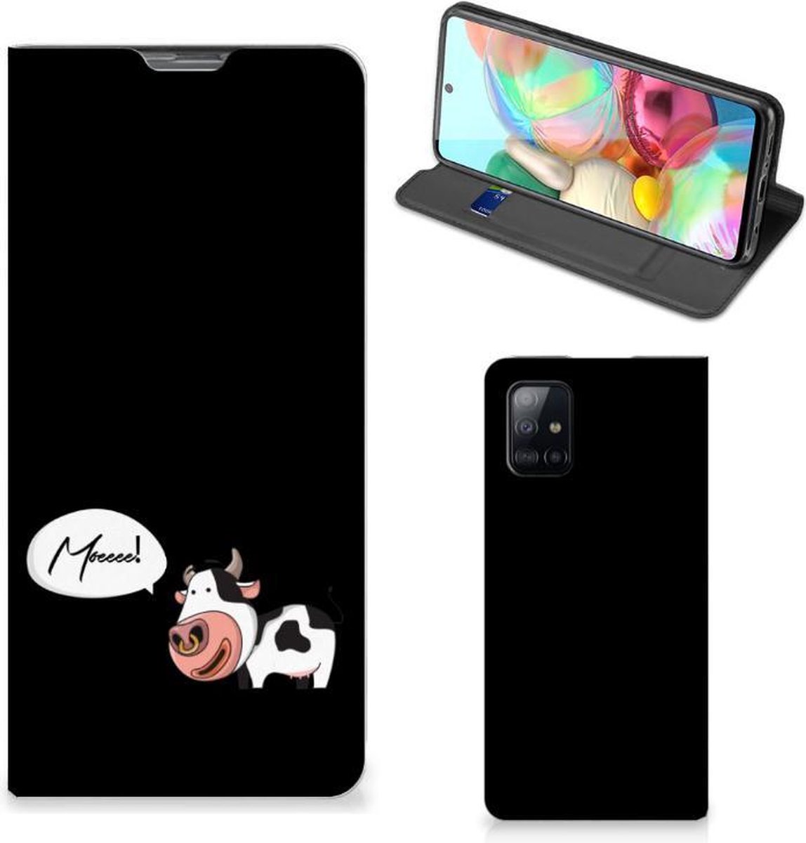 Samsung Galaxy A71 Magnet Case Cow