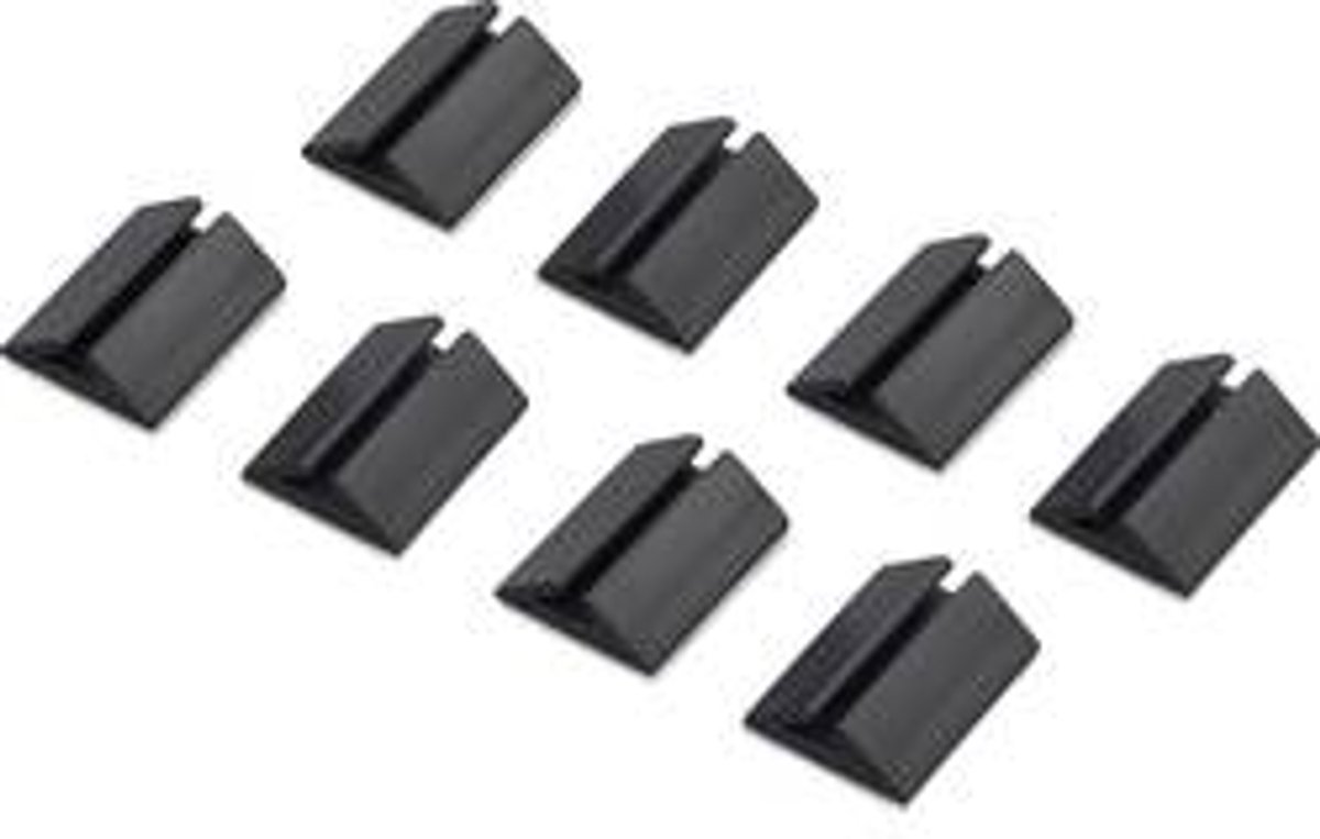 TRU COMPONENTS 617164-BK Kabelhouder Zelfklevend 1282781 Bundel-Ø (bereik) 2.50 tot 3.50 mm Zwart 8 stuk(s)