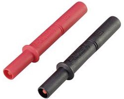 VOLTCRAFT MSL-505 Meetpuntverlenging 4mm-stekker Bus 4 mm Zwart, Rood 1 stuk(s)