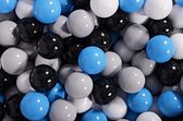 Foam Speelset met ballenbak Grijs incl 100 Ballen: Blauw, Grijs, Zwart