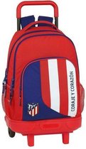 Schoolrugzak met Wielen Compact Atlético Madrid Blauw