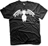 Marvel SpiderMan Heren Tshirt -L- Venom Icon Zwart