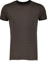 D-strezzed T-shirt - Slim Fit - Zwart - S