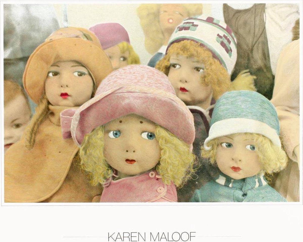 Catch Projecten Poster - Dolls - Karen Maloof - Kleur - Jaren 80 Geel