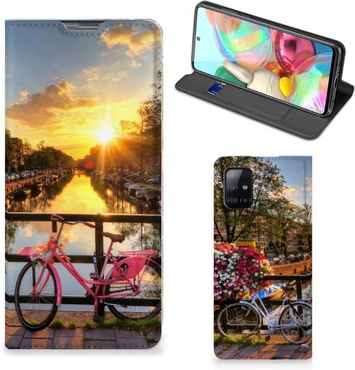 Samsung Galaxy A71 Book Cover Amsterdamse Grachten