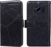 Voor Samsung Galaxy S8 + geometrische stiksels Horizontale flip TPU + PU lederen tas met houder & kaartsleuven en portemonnee (zwart)