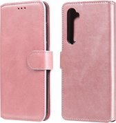 Voor Geschikt voor Xiaomi Mi Note 10 Lite Classic Calf Texture PU + TPU Horizontale Flip Leather Case, met houder & kaartsleuven & portemonnee (Rose Gold)