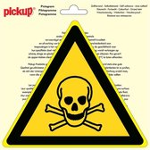 Pickup Pictogram driehoek 20 cm - Giftige stoffen
