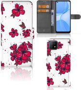 Mobiel Hoesje OPPO A73 5G Book Case Blossom Red