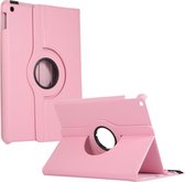Hoes Geschikt voor iPad 10.2 2019/2020 Hoes Case 360 Draaibare Hoes Cover - Hoesje Geschikt voor iPad 7/8 Hoesje Draaibaar - Roze