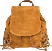 BURKELY Festival Fringe Backpack Rugzak - Cognac
