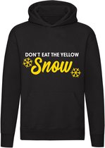 Don't eat Yellow Snow Hoodie | Sneeuw | Winter | schaatsen | Wintersport | sweater | trui | unisex | capuchon