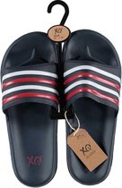 Xq Footwear Badslippers Multi Heren Eva Navy/rood Maat 45