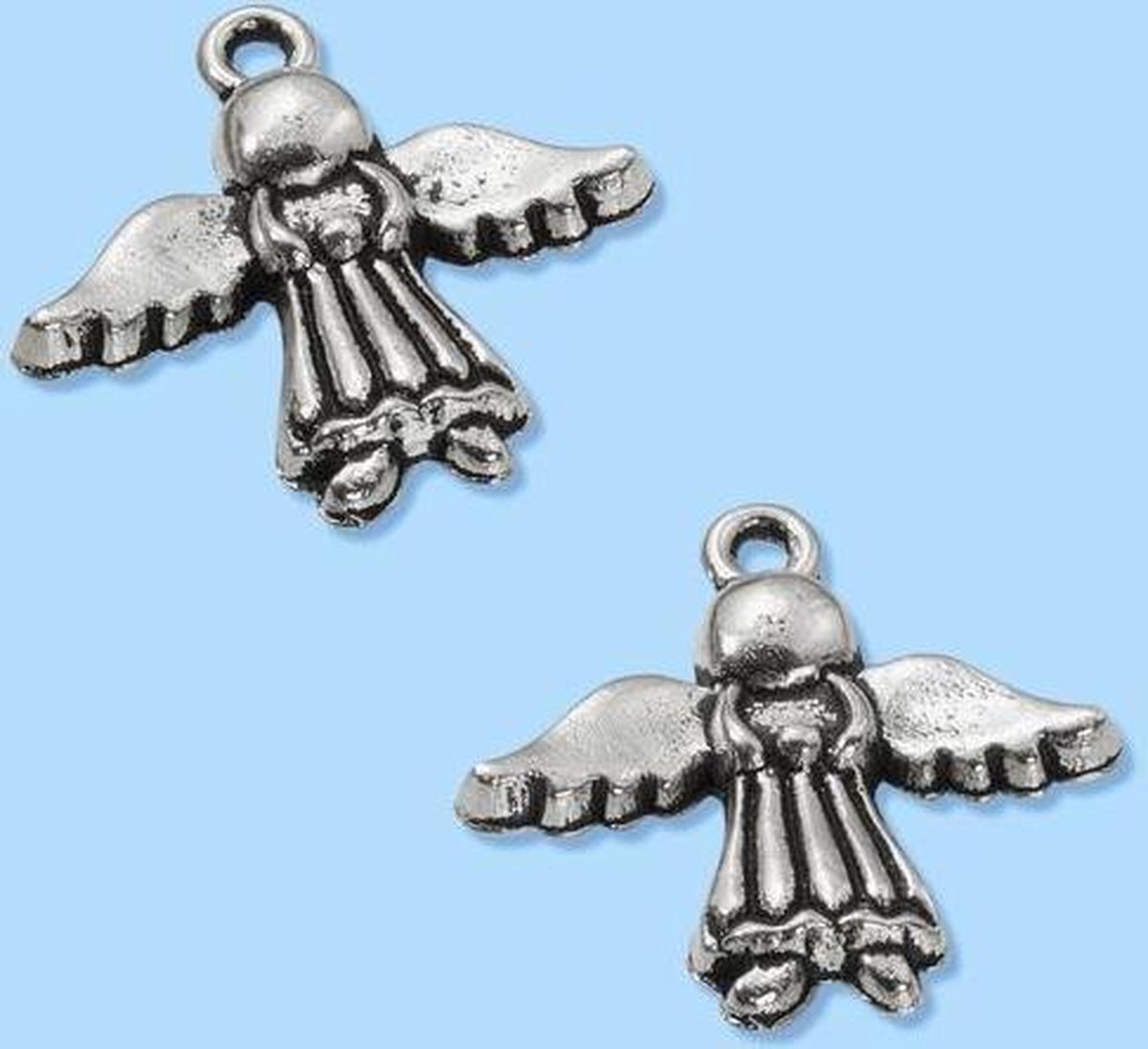 Afbeelding van product Hobbyfun  Hangers Engeltjes, 20 mm, zakje met 2 stuks