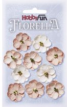 FLORELLA-Bloemen rozenhout, 2,5cm