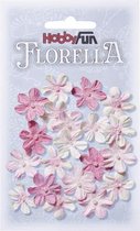 FLORELLA-Bloemen roze, 2cm