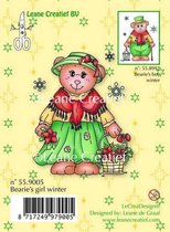 LeCrea - Clear stamp Bearie’s girl winter 55.9005