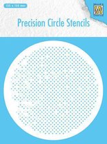 Nellie's Choice Precision stencils Rond stencil vierkanten MMPCS005 135x135mm