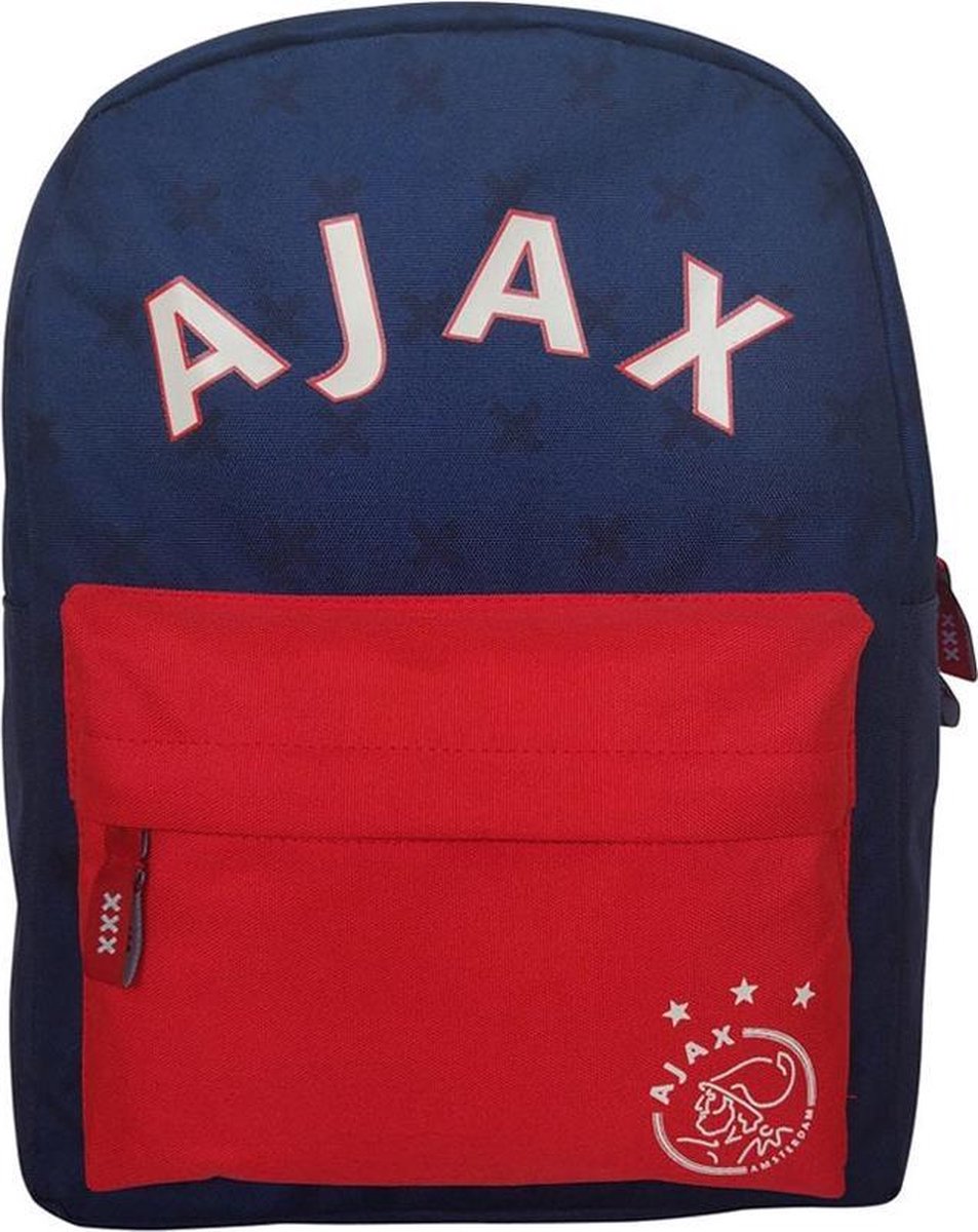 Rugzak Ajax klein AFC blauw - 28x21x11 cm - Kinderrugzak AJAX Amsterdam