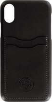 Serenity Dual Pocket Leather Back Cover Apple iPhone X/XS Timeless Black