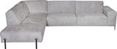 Loungebank Höft chaise longue links - stof Fusion grijs 149 - 2,20 x 2,99 mtr