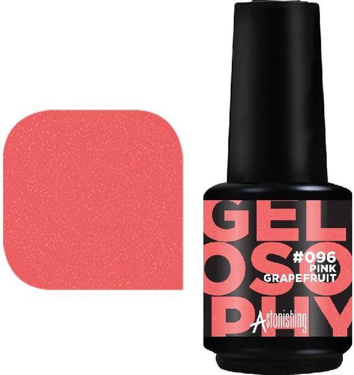 Goedkoopste Astonishing - Gellac - 096 Pink Grapefruit - 15 ml - Gelosophy - UV/Led Gel - Gellak - Gelnagels - Nagellak - Gel Nails - Gelnagel producten - Gel Nagellak - Gel Nagel - Gelnagels voor Thuis - Nail art