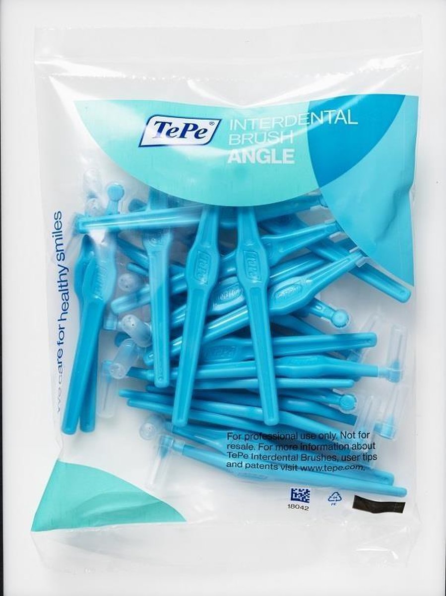 Goedkoopste TePe Angle Interdentale Ragers Blauw 0,6 mm - 25 Stuks