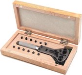 HBM Horlogekastopener model 1 in houten kist