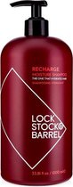 Lock Stock & Barrel Recharge Moisture Shampoo 1000ml -  vrouwen - Voor Vet haar
