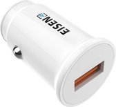 Eisenz EZ463 USB-C autolader Qualcomm 3.0 Quick Charge - auto oplader + USB Type C kabel