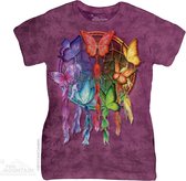 Ladies T-shirt Rainbow Butterfly Dreams