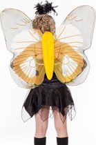 Vlinder vleugels geel voor volwassenen