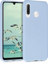 kwmobile telefoonhoesje voor Huawei P30 Lite - Hoesje voor smartphone - Back cover in mat lichtblauw
