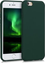 kwmobile telefoonhoesje voor Apple iPhone 6 / 6S - Hoesje voor smartphone - Back cover in mosgroen