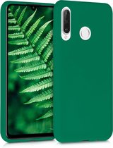 kwmobile telefoonhoesje voor Huawei P30 Lite - Hoesje voor smartphone - Back cover in smaragdgroen