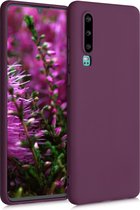 kwmobile telefoonhoesje voor Huawei P30 - Hoesje voor smartphone - Back cover in bordeaux-violet