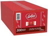 Lotus horeca koekjes - speculoos met chocolade - 200 stuks - 1470 gram