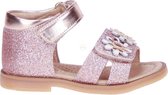 Lunella Roze Metallic Sandaal Gesloten Hiel
