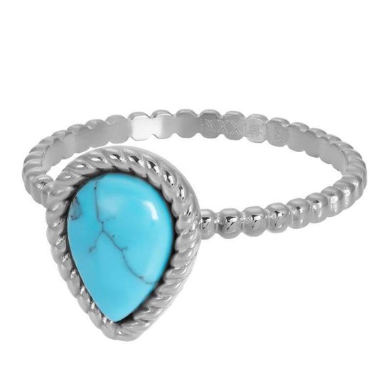 iXXXi Vulring Magic Turquoise Zilver | Maat 20 (gewone ringmaat 22)